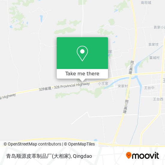 青岛顺源皮革制品厂(大相家) map
