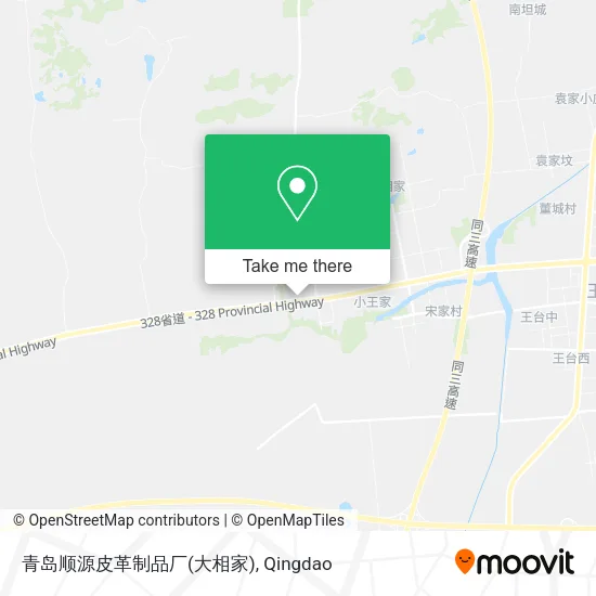 青岛顺源皮革制品厂(大相家) map
