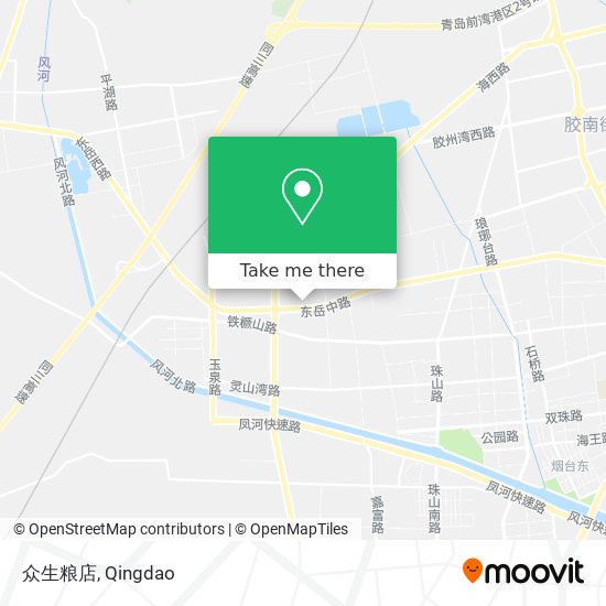 众生粮店 map