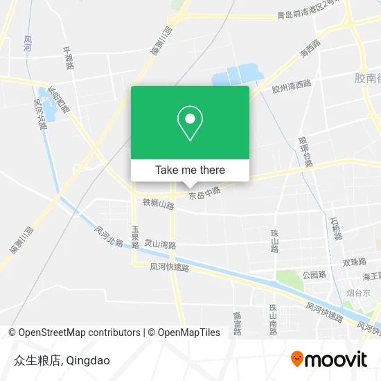 众生粮店 map