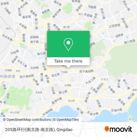 205路环行(南京路-南京路) map