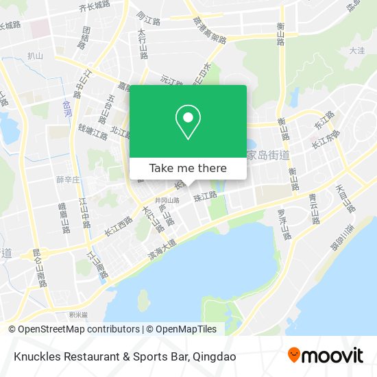 Knuckles Restaurant & Sports Bar map