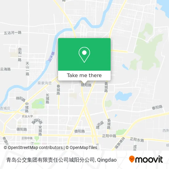 青岛公交集团有限责任公司城阳分公司 map