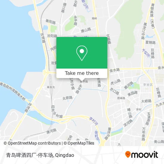 青岛啤酒四厂-停车场 map