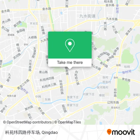 科苑纬四路停车场 map