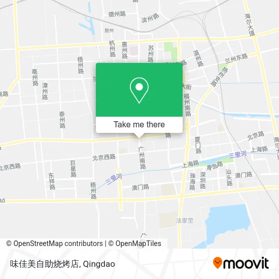 味佳美自助烧烤店 map