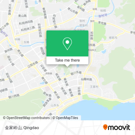 金家岭山 map