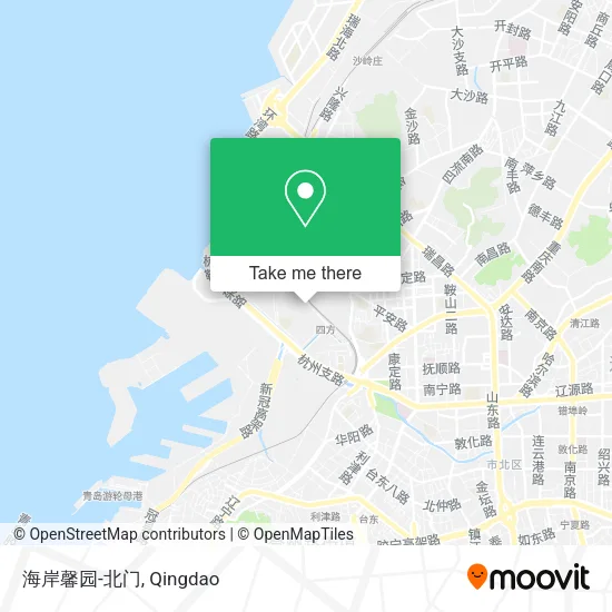 海岸馨园-北门 map