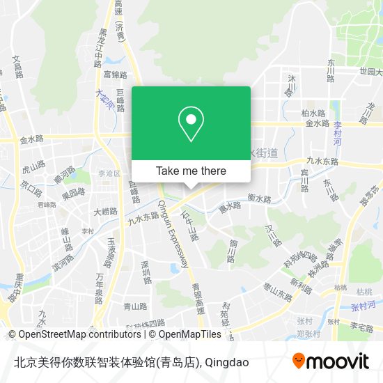 北京美得你数联智装体验馆(青岛店) map