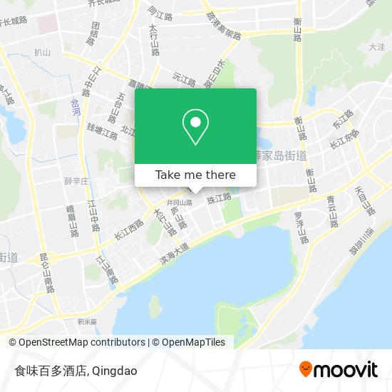 食味百多酒店 map