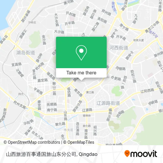 山西旅游百事通国旅山东分公司 map