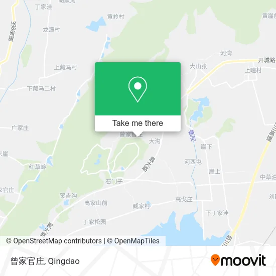 曾家官庄 map