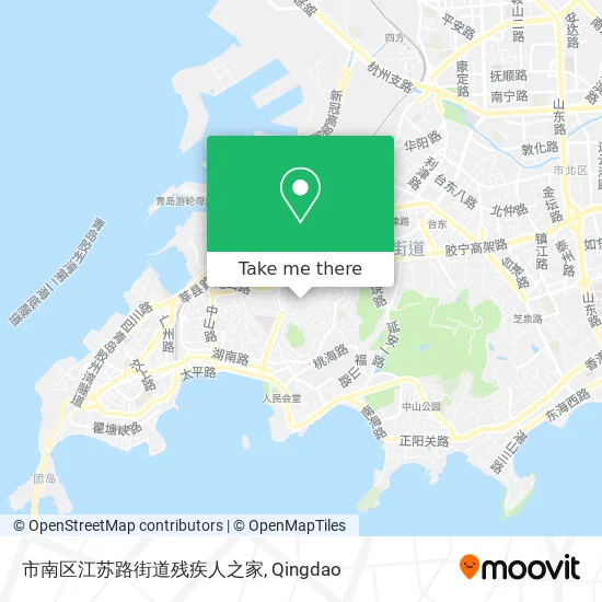 市南区江苏路街道残疾人之家 map