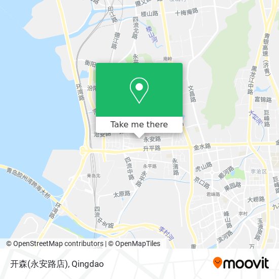 开森(永安路店) map