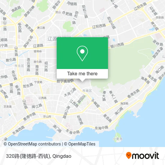 320路(隆德路-西镇) map