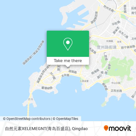 自然元素XELEMEGNT(青岛百盛店) map