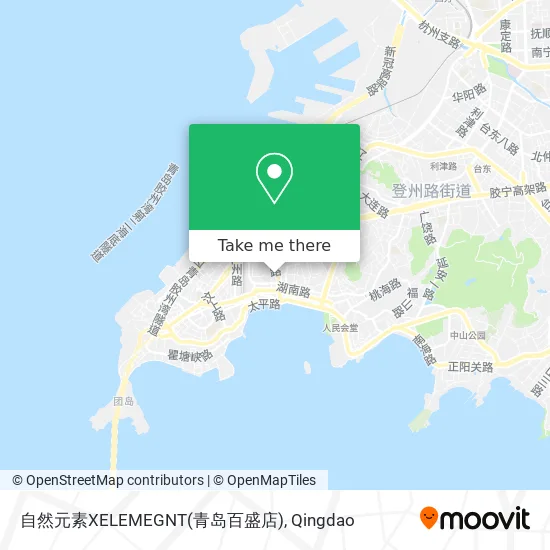 自然元素XELEMEGNT(青岛百盛店) map