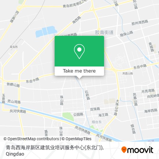 青岛西海岸新区建筑业培训服务中心(东北门) map