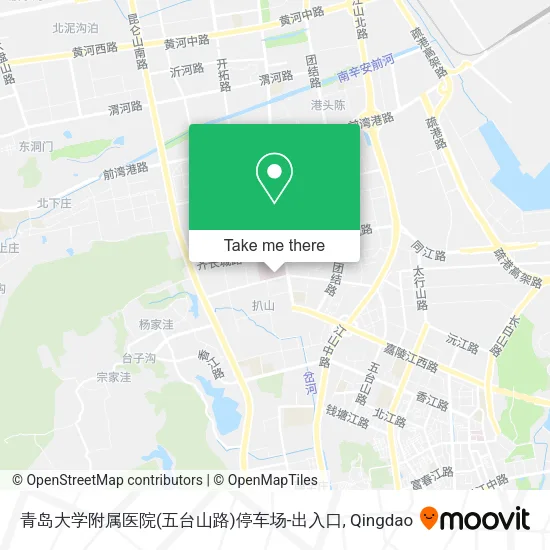 青岛大学附属医院(五台山路)停车场-出入口 map