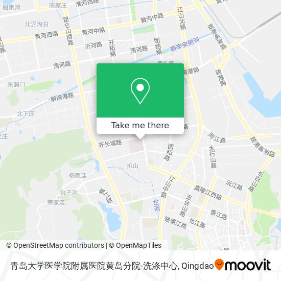 青岛大学医学院附属医院黄岛分院-洗涤中心 map