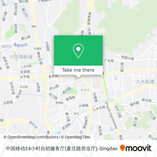 中国移动24小时自助服务厅(夏庄路营业厅) map