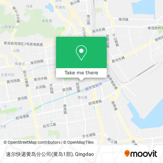 速尔快递黄岛分公司(黄岛1部) map