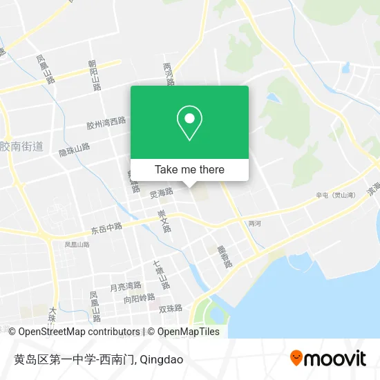 黄岛区第一中学-西南门 map
