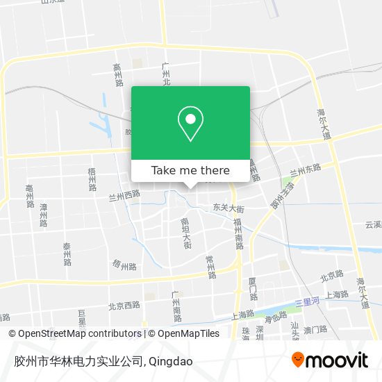胶州市华林电力实业公司 map