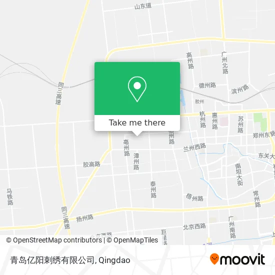 青岛亿阳刺绣有限公司 map