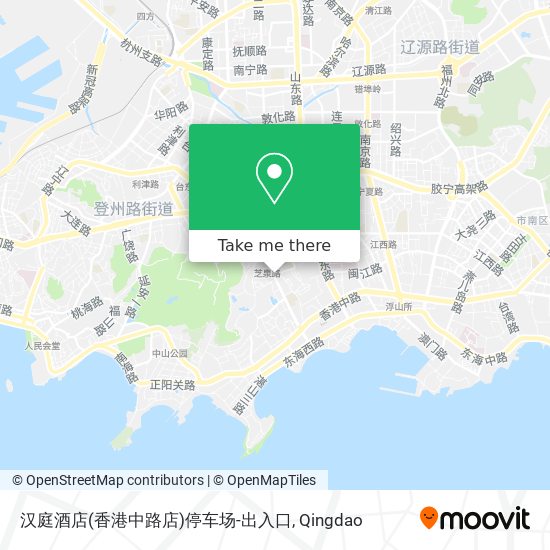 汉庭酒店(香港中路店)停车场-出入口 map