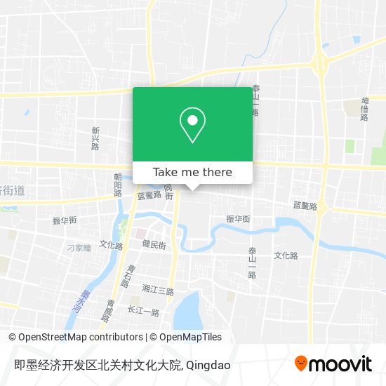 即墨经济开发区北关村文化大院 map