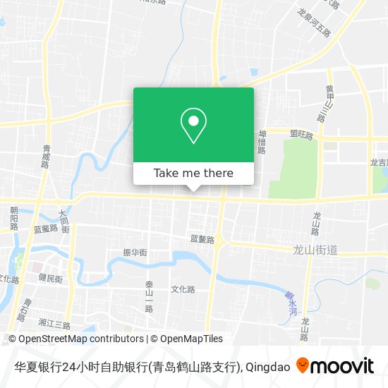华夏银行24小时自助银行(青岛鹤山路支行) map