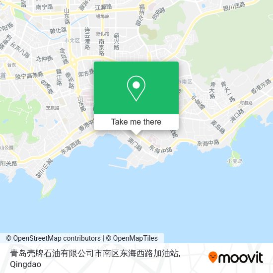 青岛壳牌石油有限公司市南区东海西路加油站 map