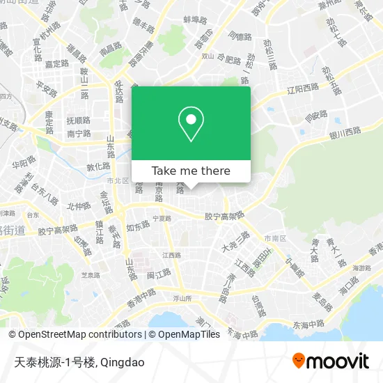 天泰桃源-1号楼 map