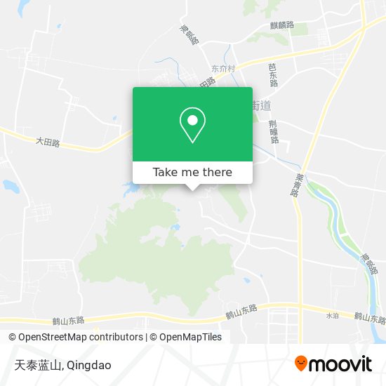 天泰蓝山 map