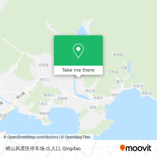 崂山风景区停车场-出入口 map