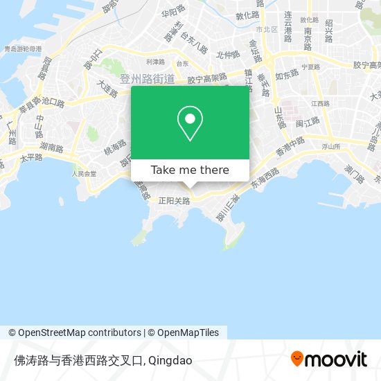 佛涛路与香港西路交叉口 map