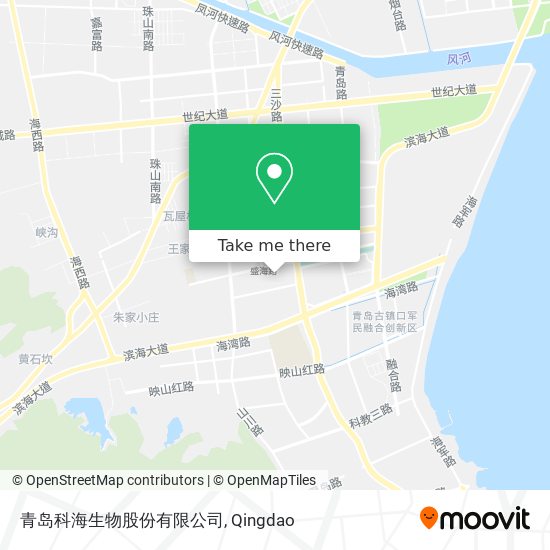 青岛科海生物股份有限公司 map