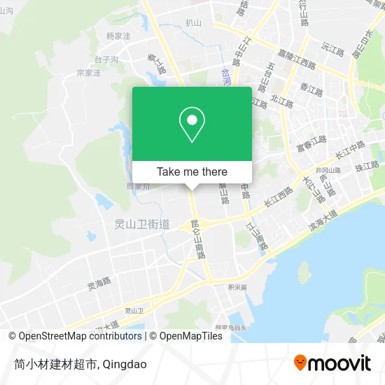 简小材建材超市 map