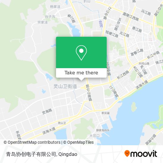 青岛协创电子有限公司 map