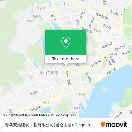 青岛安浩建设工程有限公司(昆仑山路) map