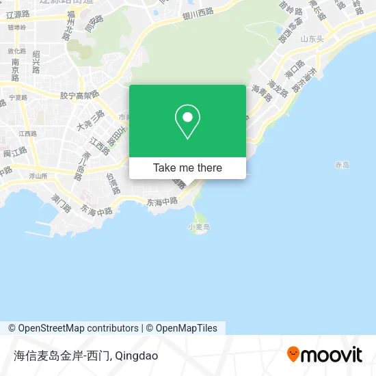 海信麦岛金岸-西门 map