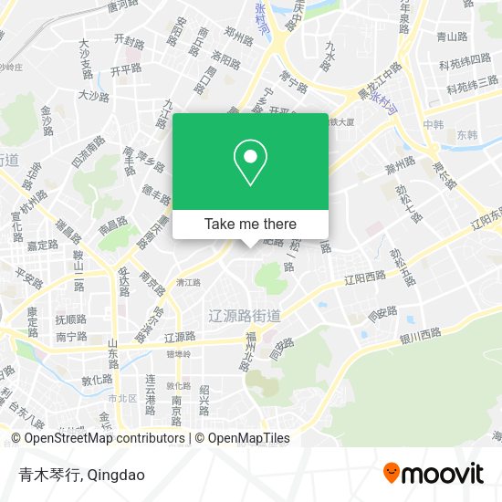 青木琴行 map