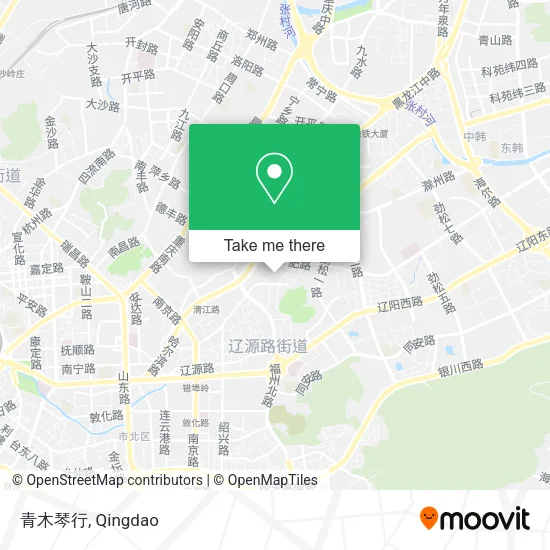 青木琴行 map