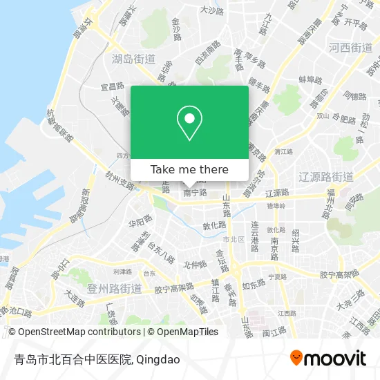 青岛市北百合中医医院 map