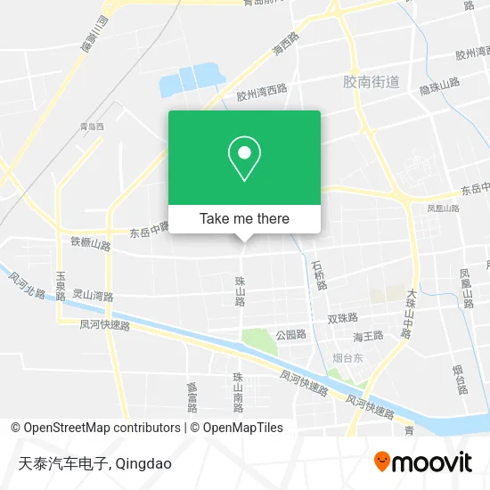 天泰汽车电子 map