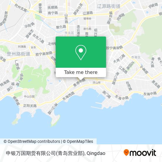 申银万国期货有限公司(青岛营业部) map