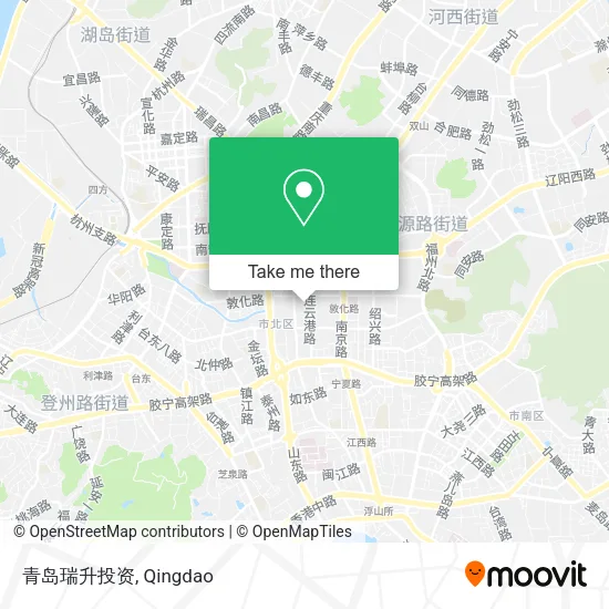青岛瑞升投资 map