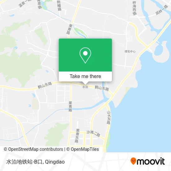 水泊地铁站-B口 map