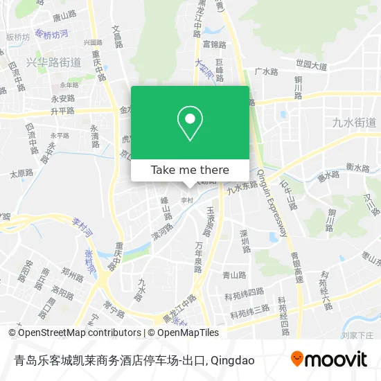青岛乐客城凯莱商务酒店停车场-出口 map
